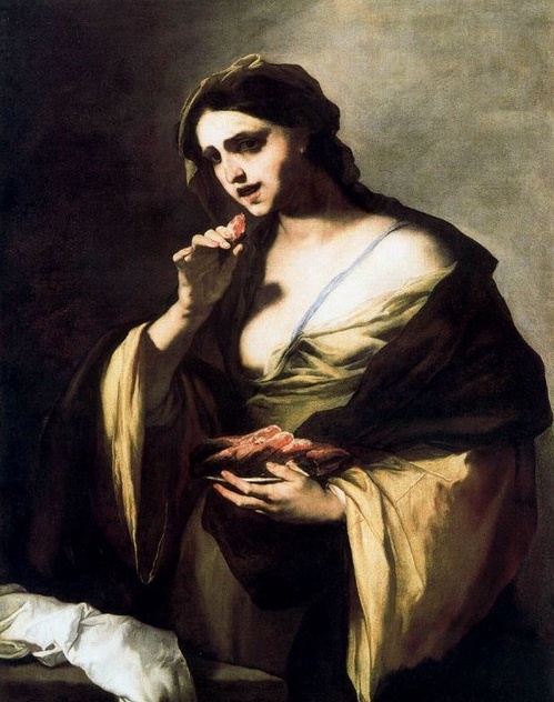 Portia's suicide by Luca Giordano